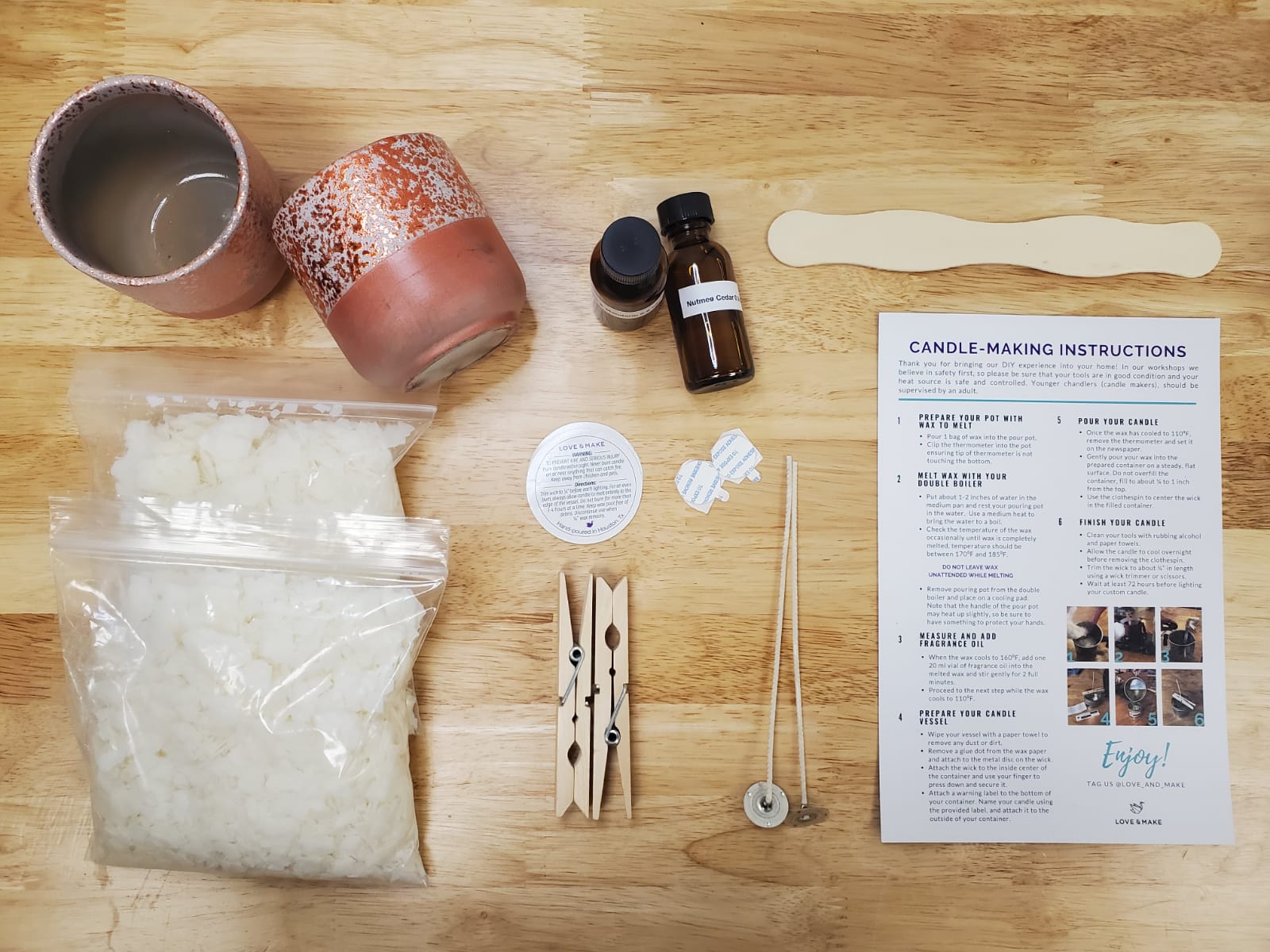 Chai Spice  Candle Making Kit – Selfmade Candle